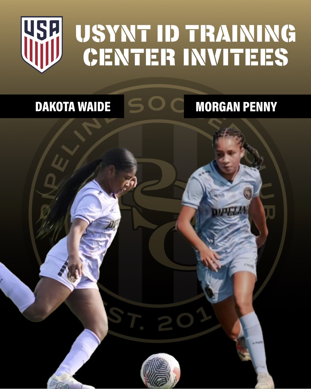  ECNL Females Invited to USA Youth National Team Training